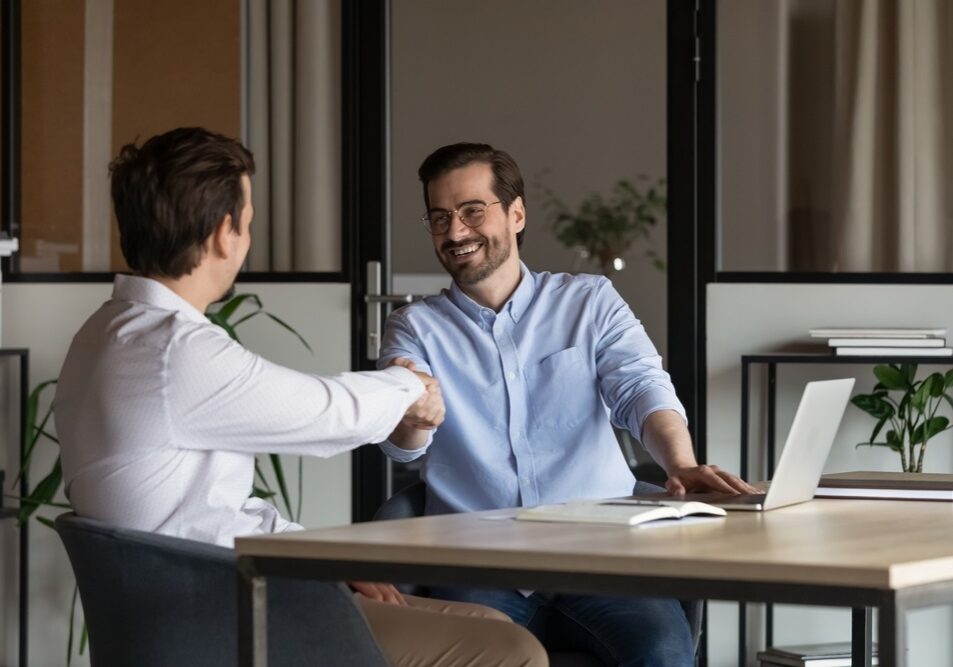 hiring candidate after successful job interview